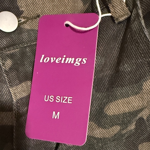 Camo Wide Leg Cargo Jeans - Picture 8 of 8